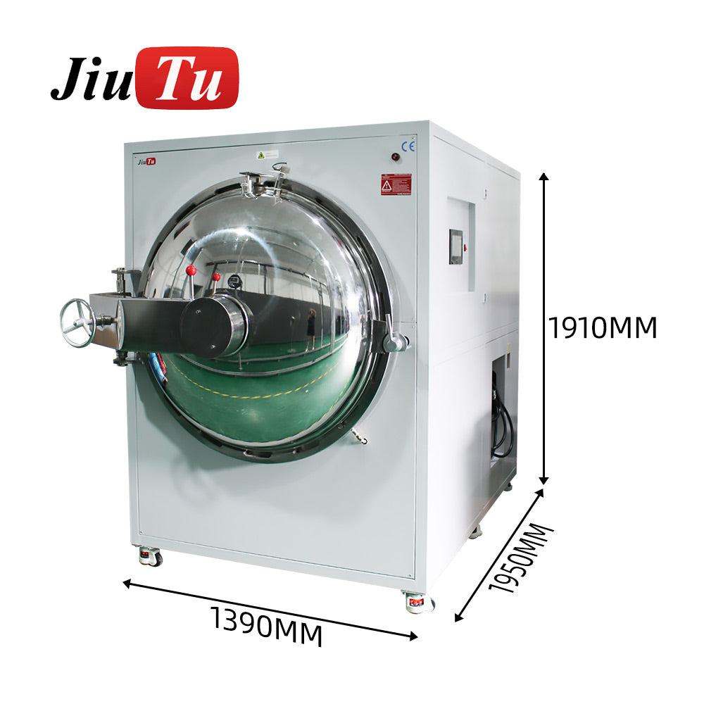 glass film lamination bubble removal machine for clear device displays
