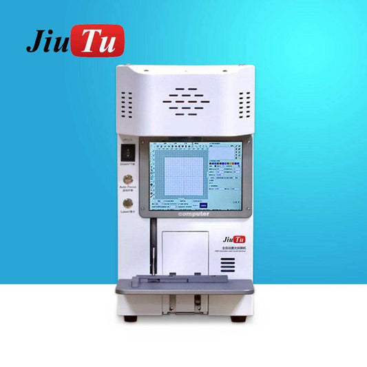 Automatic Fiber Laser Machine for phone back cover separation and engraving