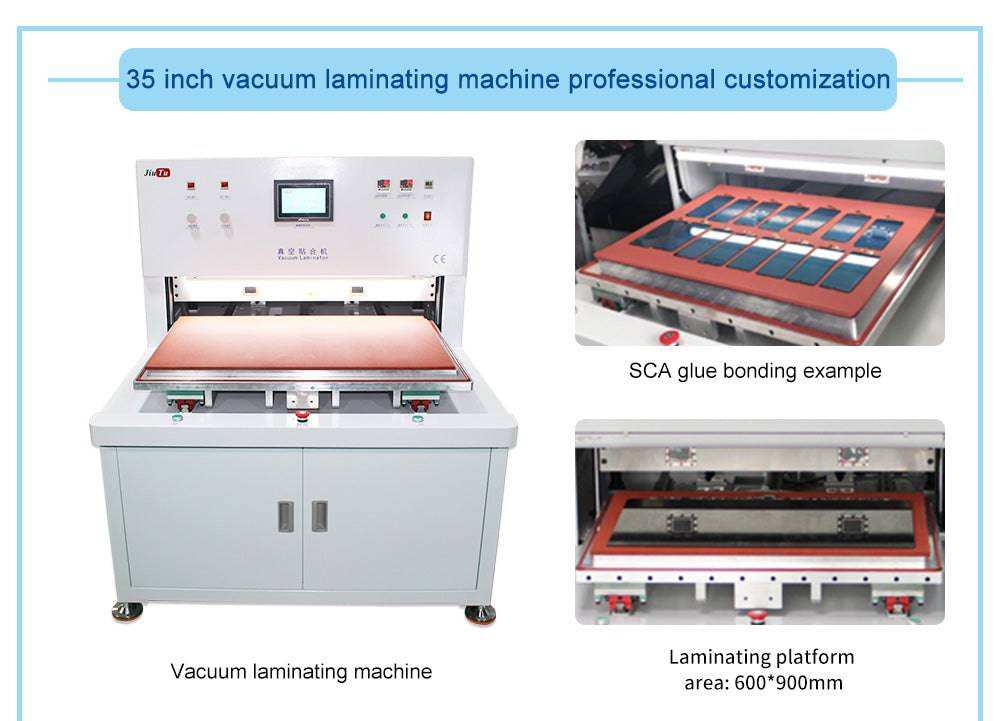 35-inch LCD laminating machine for tablets, notebook panels, and POS screens