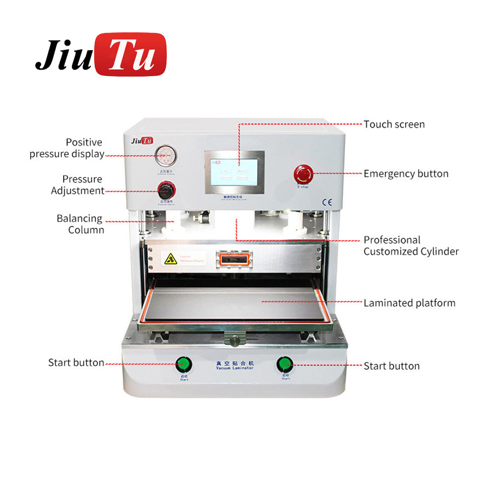 16 inch LCD Laminating Machine for Mobile Phone LCD Screen Repair Vacuum OCA Laminator - Phone Repair Tools Machine Parts