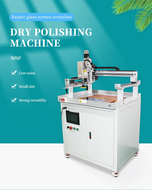 Dry Grinding Machine for smartphone and tablet screen polishing and refurbishment