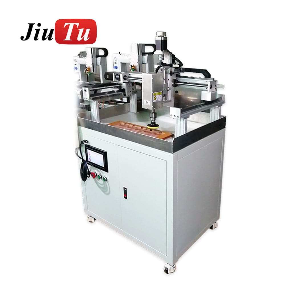 Dry Polishing Machine for smartphone and iPad screen refurbishment with customizable voltage and accessories