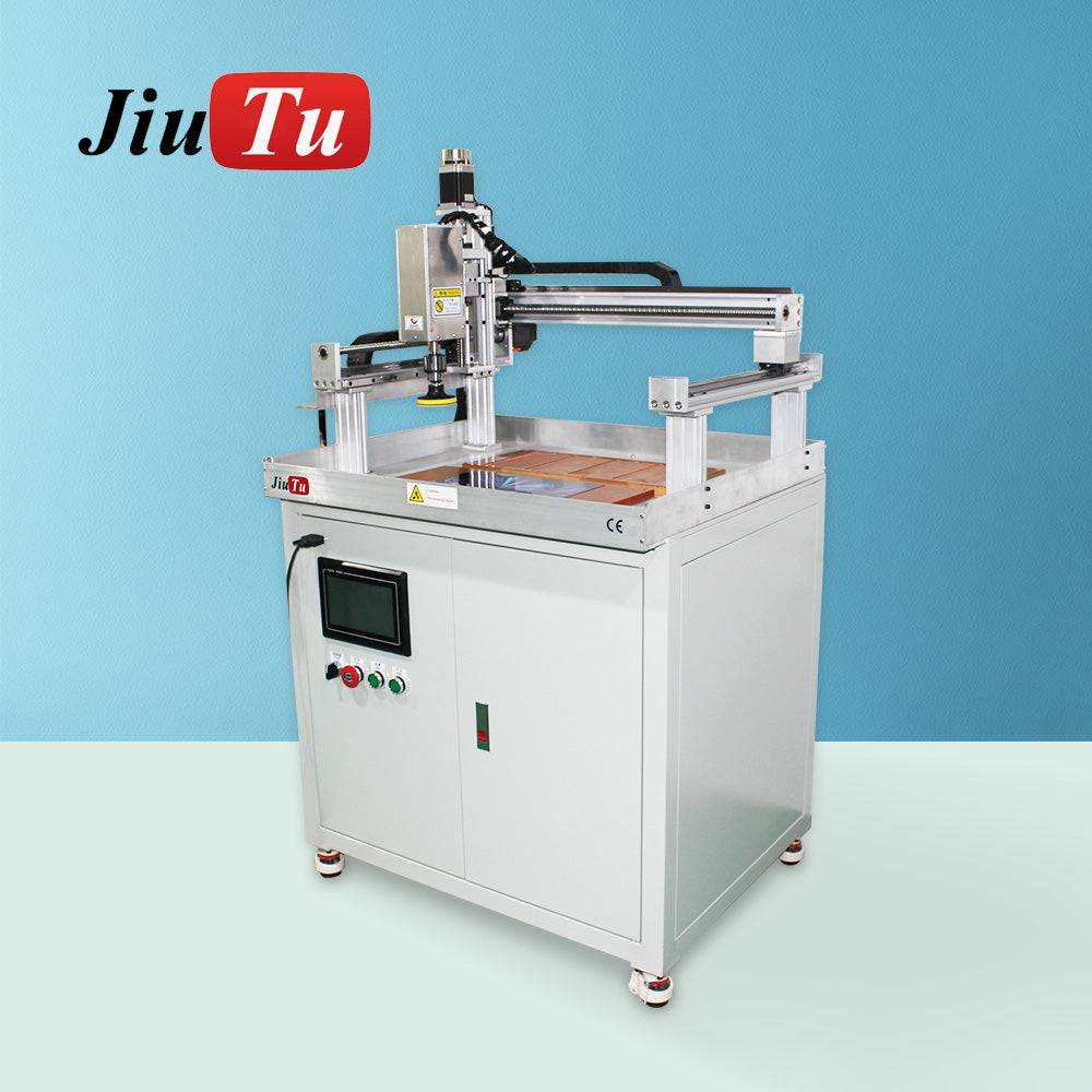 Dry polishing machine for smartphone and tablet screen refurbishment with customized polishing pads and 110V/220V options