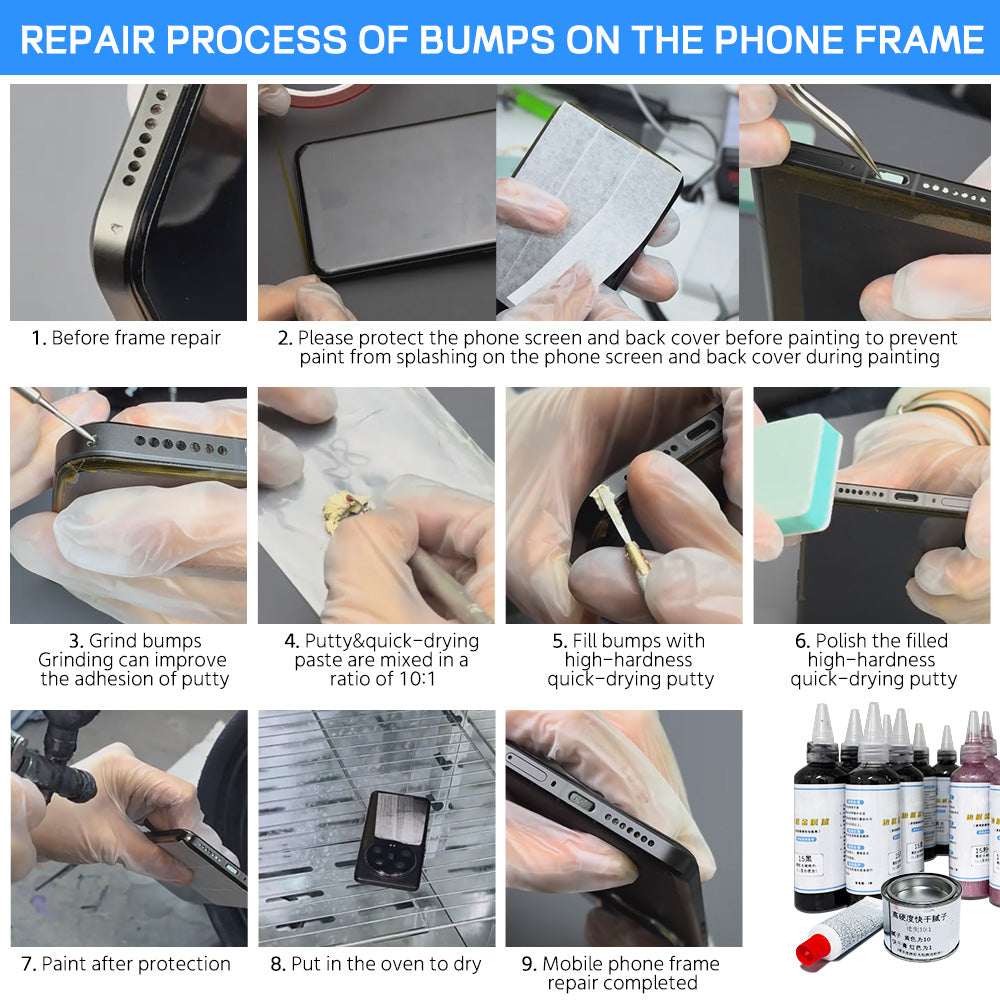 iPhone Scratches and Potholes Repair Putty - Phone Repair Tools Machine Parts