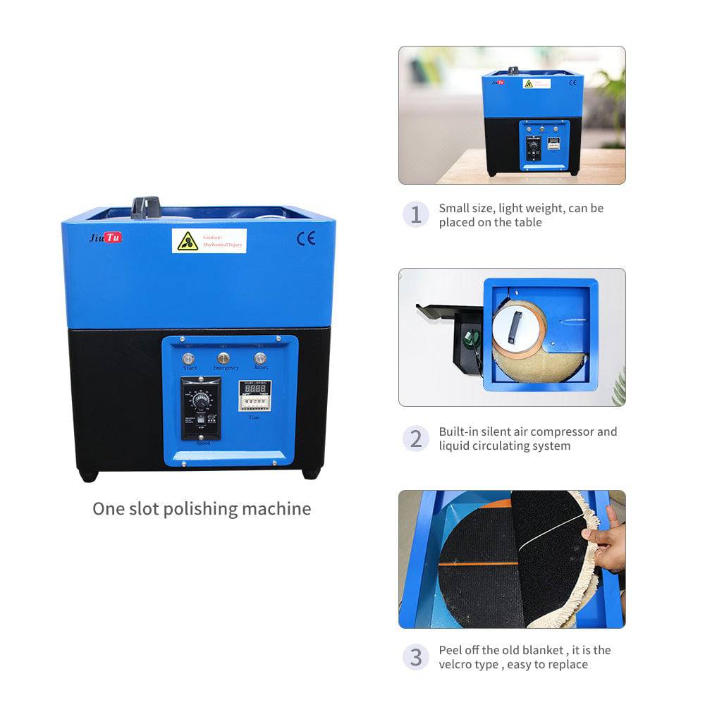 One Slot Scratch Polishing Machine - Phone Repair Tools Machine Parts