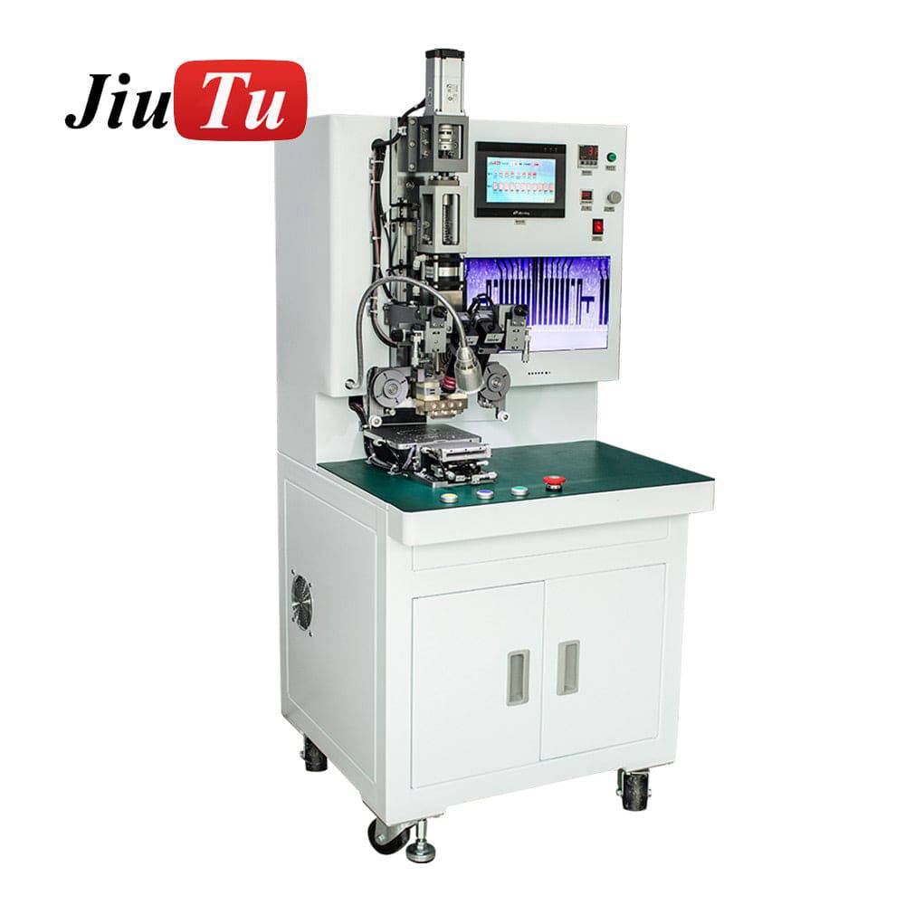 Press bonding machine for stable COF contact and repeatable force ramps