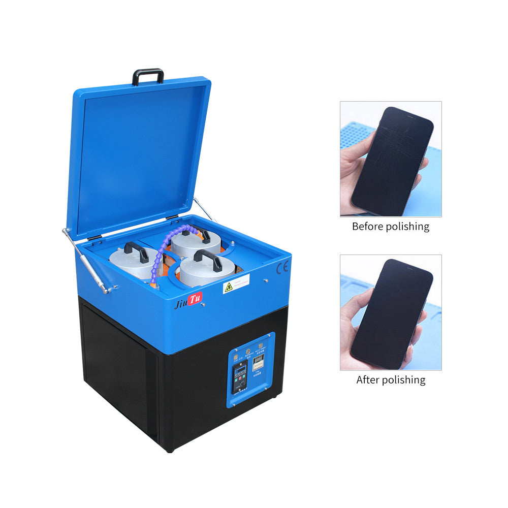 mobile scratch removal machine