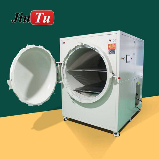 Mobile bubble remover machine for large screen defoaming in electronics industry