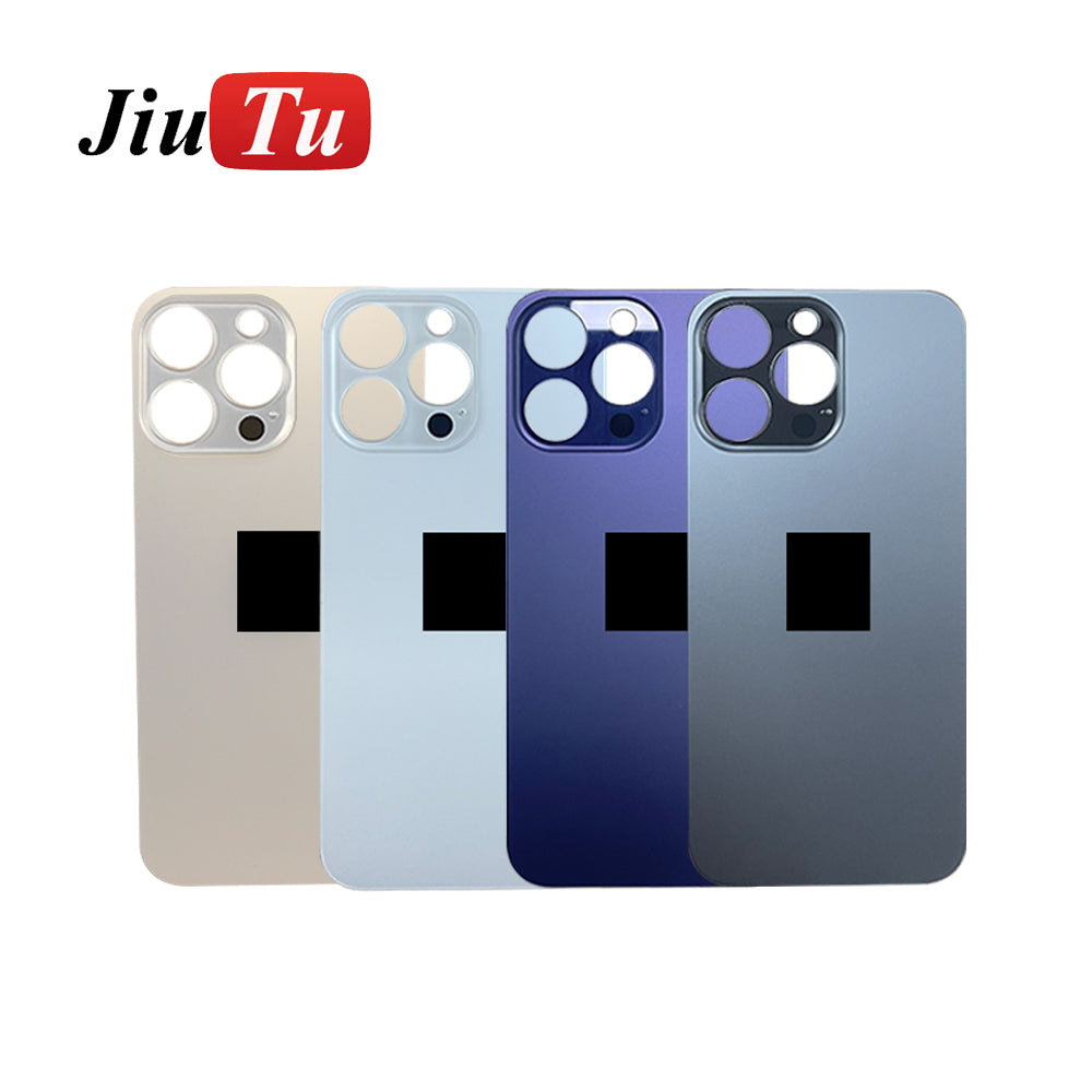 Back Glass Big Hole for iPhone Rear Glass for iPhone 14 14Plus 14Pro 14Promax Original Back Glass - Phone Repair Tools Machine Parts