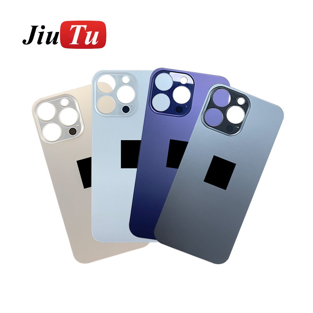 Back Glass Big Hole for iPhone Rear Glass for iPhone 14 14Plus 14Pro 14Promax Original Back Glass - Phone Repair Tools Machine Parts
