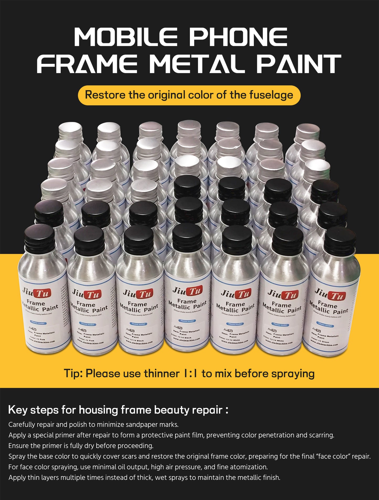 iPhone 16 frame Touch Up Paint - Phone Repair Tools Machine Parts