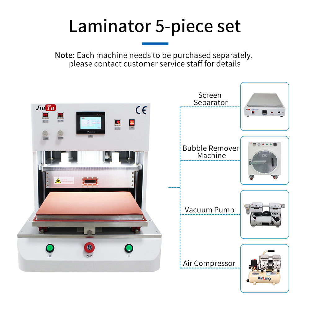 OCA Vacuum Laminating Machine 400*400 Mobile Phone Tablet Laminating Machine