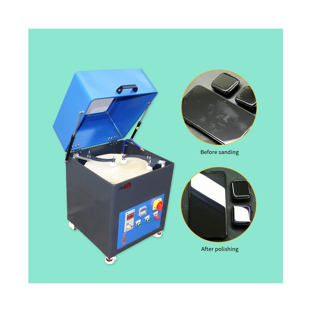 phone polishing machine removing scratches from smartphone screens