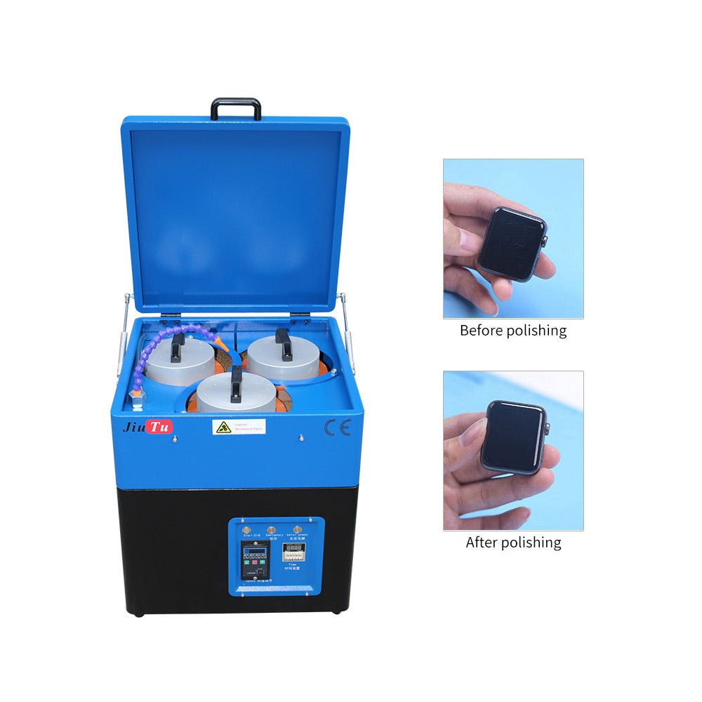 polishing phone glass to remove scratches with cerium oxide