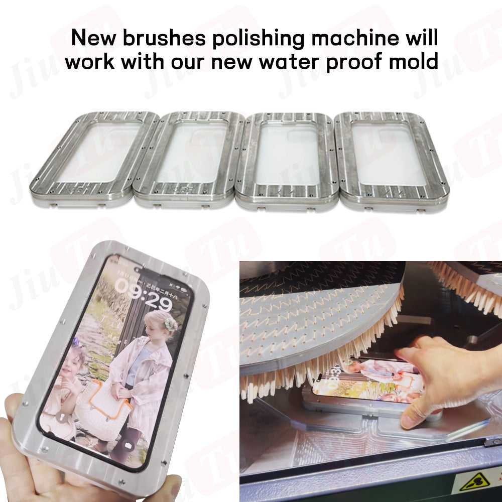 16 Slots Glass Scratch Sweeper Polish Machine for Mobile Phones Buff Machine and Polishing Equipment - Phone Repair Tools Machine Parts