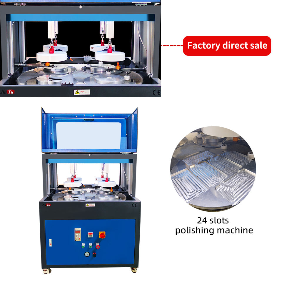 batch phone screen polishing machine for repair shop workflow