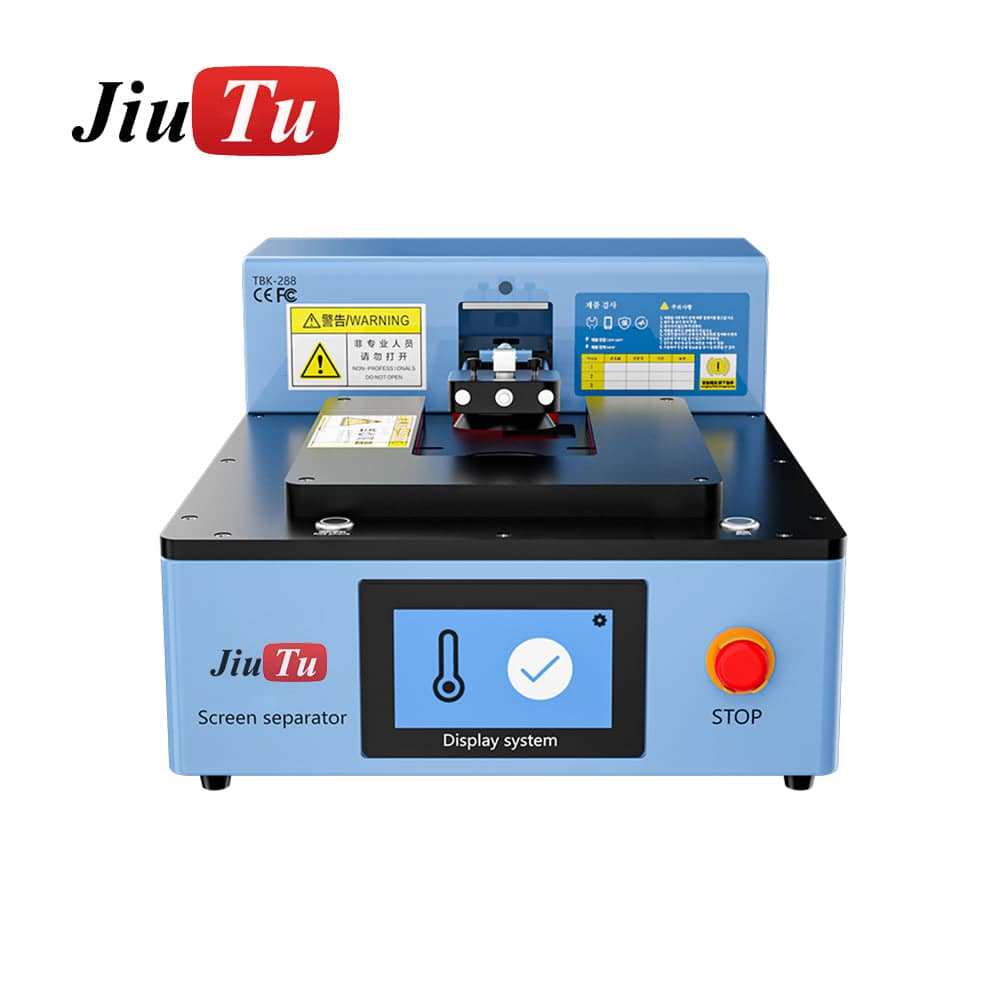 automatic phone screen separator machine with vacuum suction and heated frame