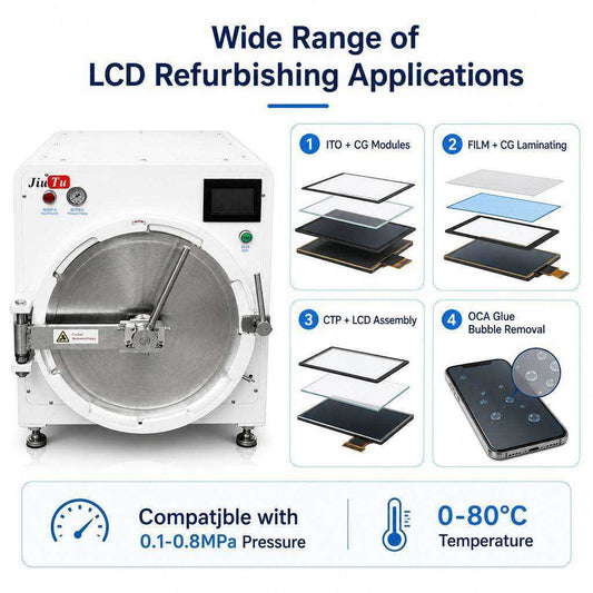 Professional autoclave machine for OCA bubble removal with large chamber