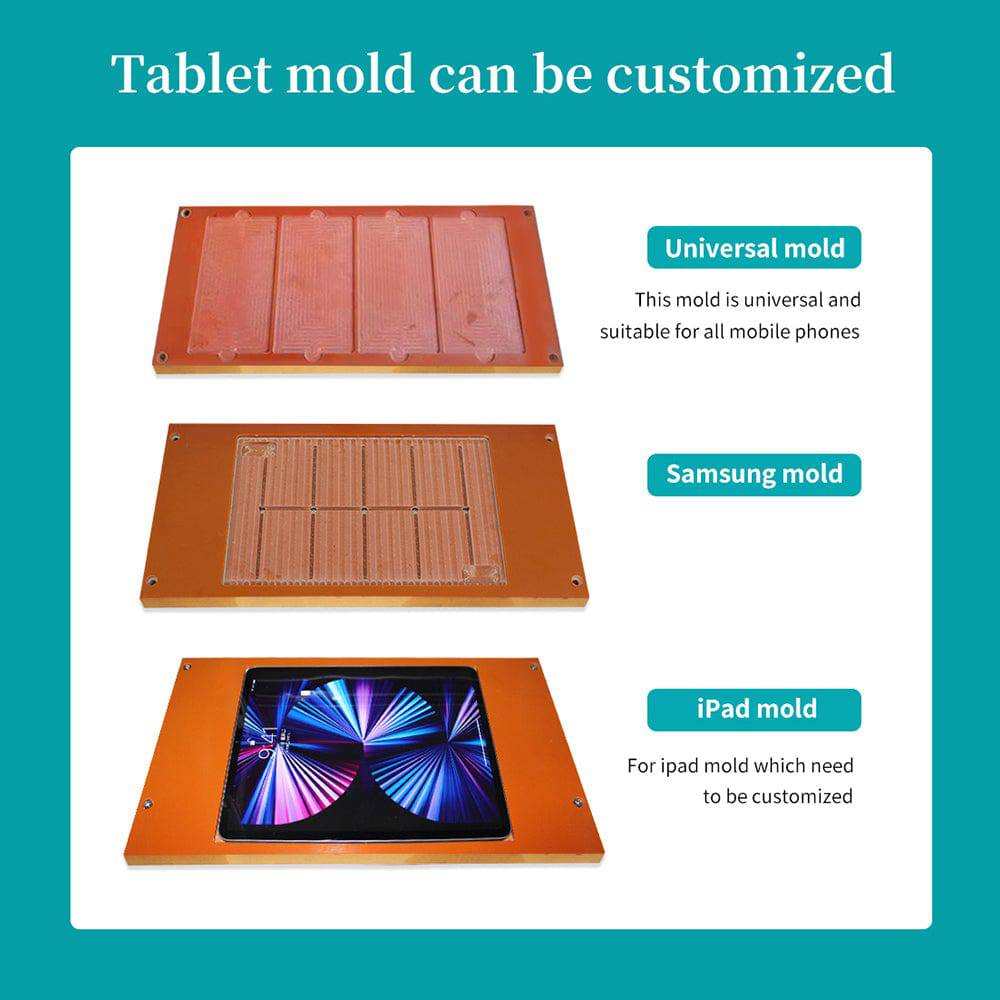 Scratch removal polishing machine for phone screens and glass surfaces