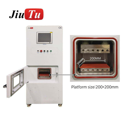 Servo vacuum hot press machine model 9TU-M040B with digital controls