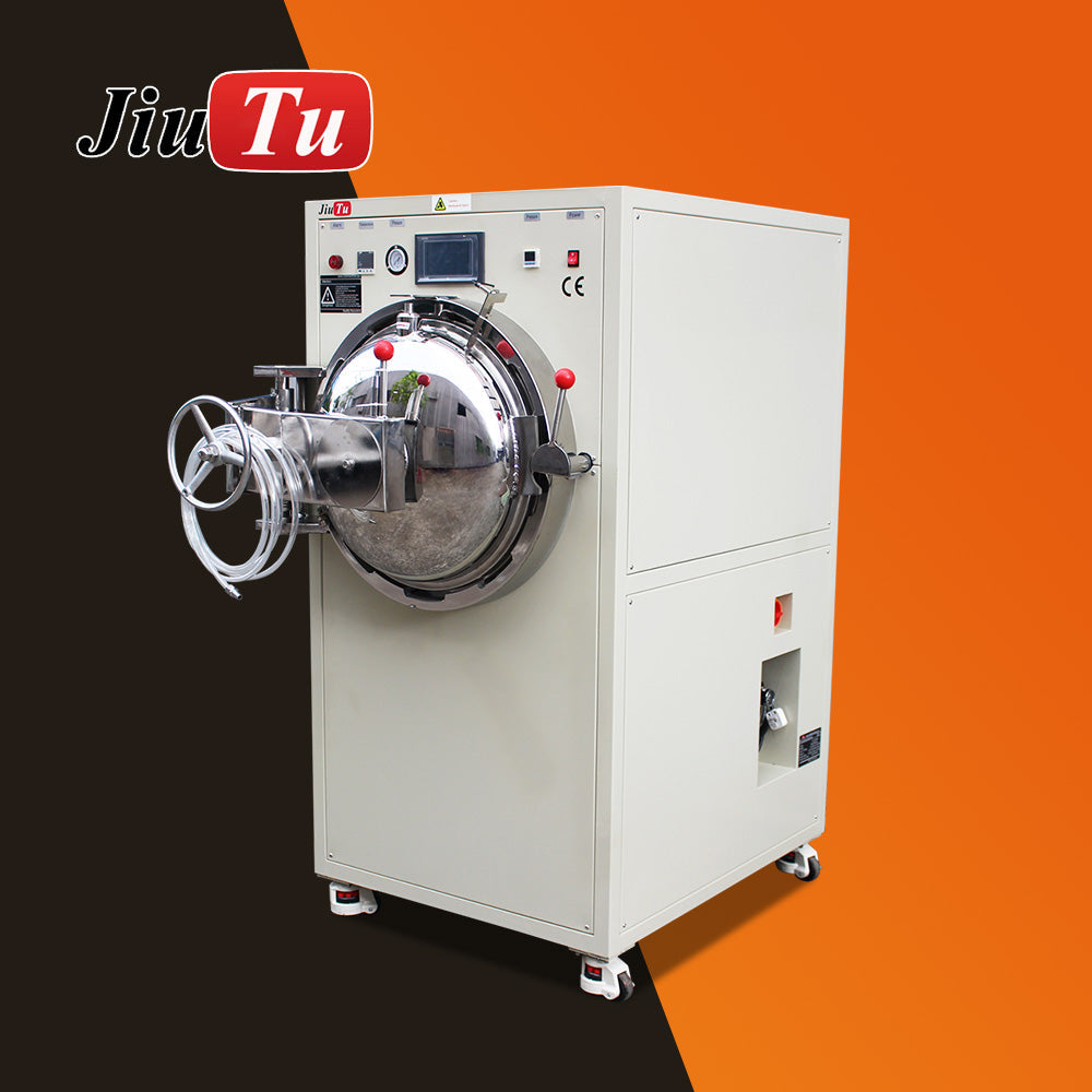 vacuum machine with integrated bubble remover for smartphone screens